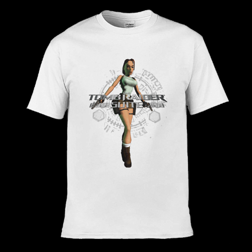 Tomb Raider Suite T-Shirt - MCN Classic White Front